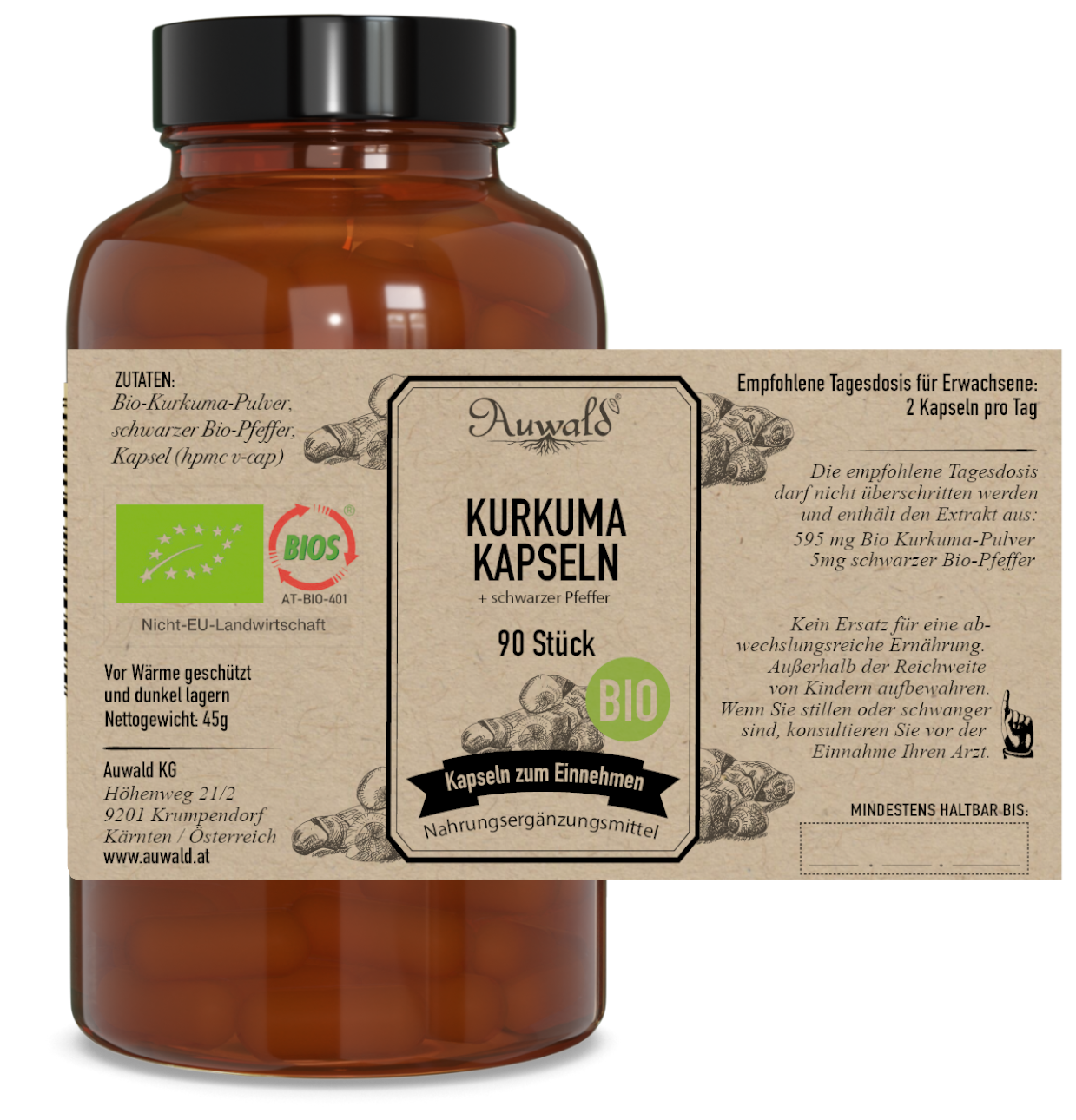 Kurkuma BIO-Kapseln