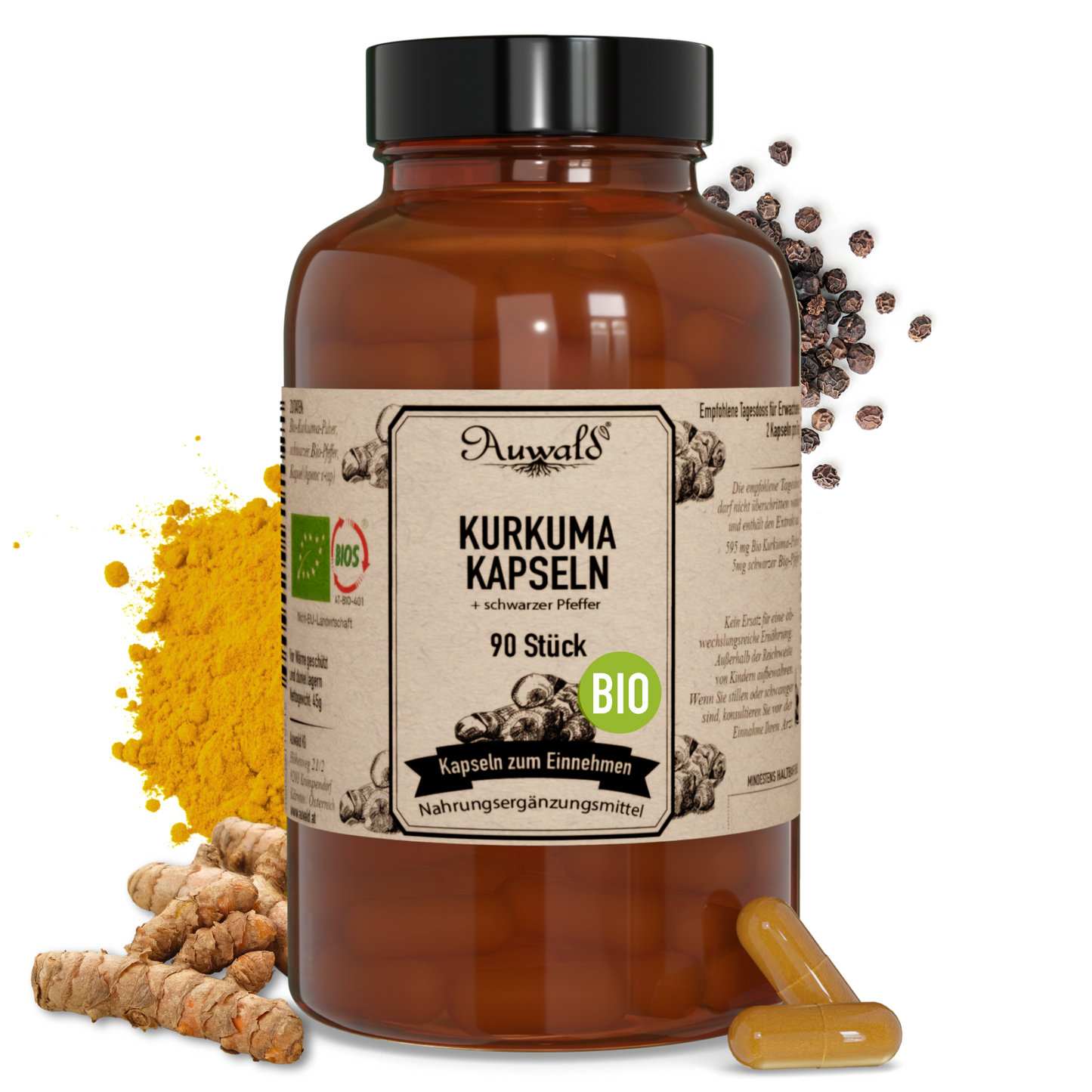 Kurkuma BIO-Kapseln